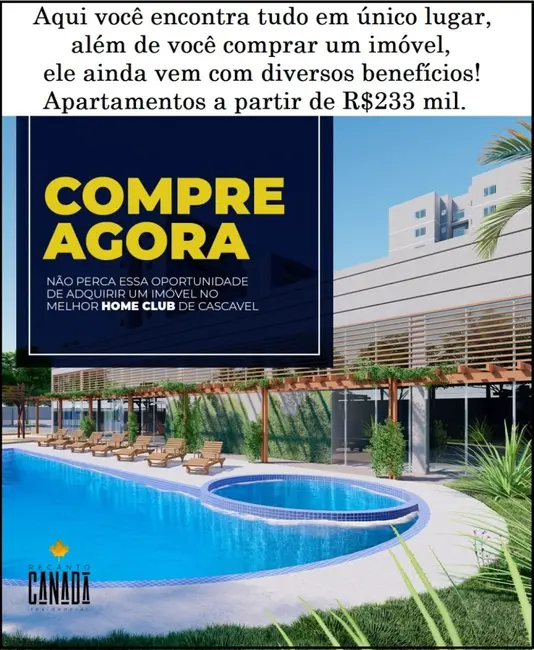 Foto 9 de Apartamento com 2 quartos à venda, 63m2 em Canadá, Cascavel - PR