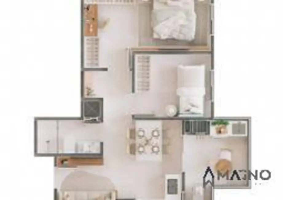 Foto 8 de Apartamento com 1 quarto à venda, 55m2 em Country, Cascavel - PR