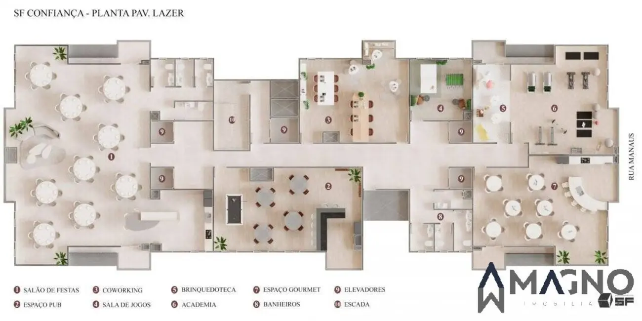 Foto 5 de Apartamento com 1 quarto à venda, 55m2 em Country, Cascavel - PR