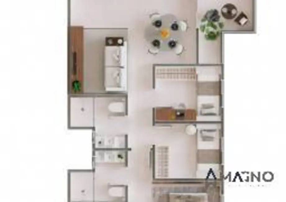 Foto 7 de Apartamento com 1 quarto à venda, 55m2 em Country, Cascavel - PR