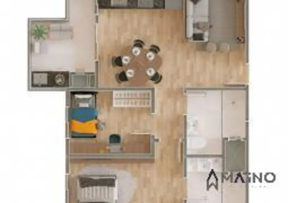 Foto 9 de Apartamento com 1 quarto à venda, 55m2 em Country, Cascavel - PR