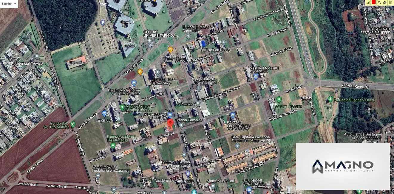 Foto 5 de Terreno / Lote à venda, 308m2 em FAG, Cascavel - PR