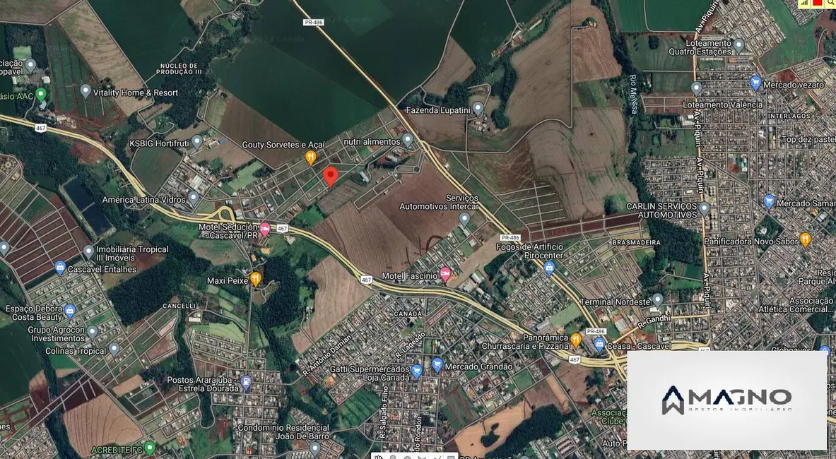 Foto 1 de Terreno / Lote à venda, 373m2 em Cascavel - PR