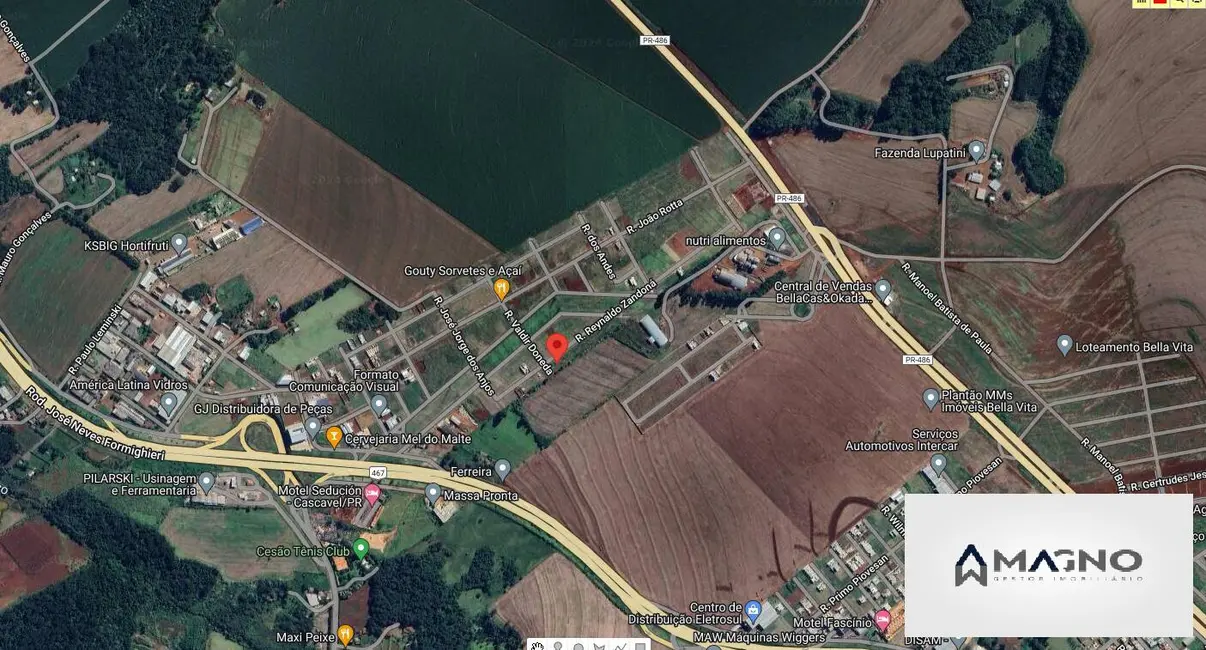 Foto 2 de Terreno / Lote à venda, 373m2 em Cascavel - PR