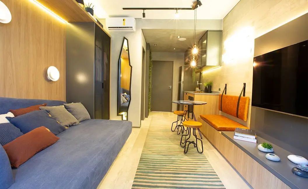 Foto 4 de Apartamento com 1 quarto à venda, 23m2 em Centro, São Paulo - SP