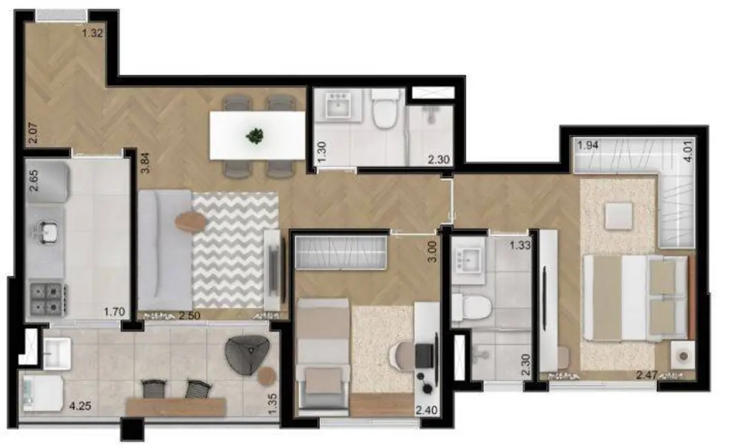 Apartamento com 2 quartos à venda, 60m2 em Limão, São Paulo - SP - imagem 8 Foto 8 de Apartamento com 2 quartos à venda, 60m2 em Limão, São Paulo - SP