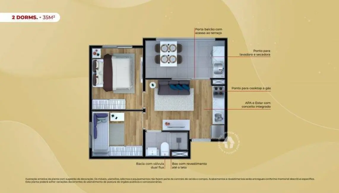 Foto 8 de Apartamento com 1 quarto à venda, 18m2 em Vila Santana, São Paulo - SP