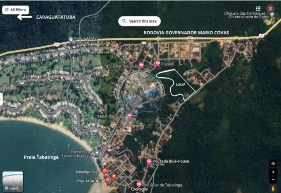 Foto 2 de Terreno / Lote à venda, 120m2 em Ubatuba - SP