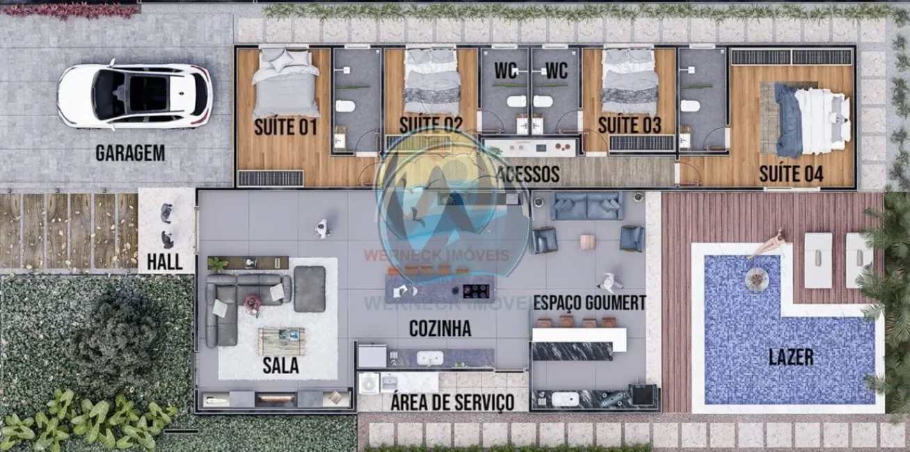 Foto 9 de Casa com 4 quartos à venda, 400m2 em Ubatuba - SP