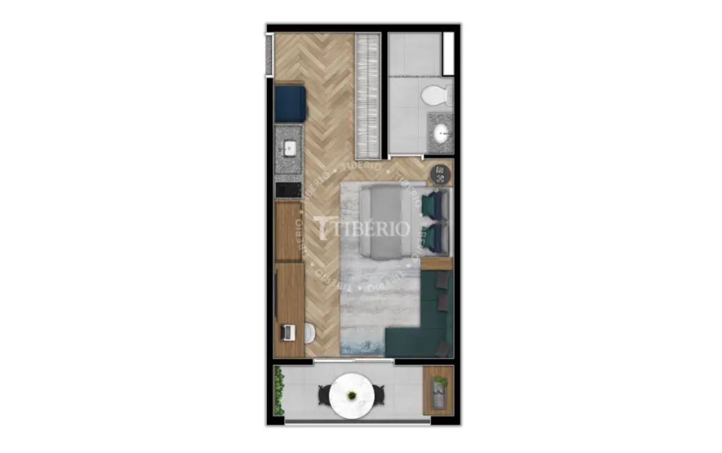 Apartamento com 1 quarto à venda, 29m2 em Belenzinho, São Paulo - SP - imagem 9 Foto 9 de Apartamento com 1 quarto à venda, 29m2 em Belenzinho, São Paulo - SP