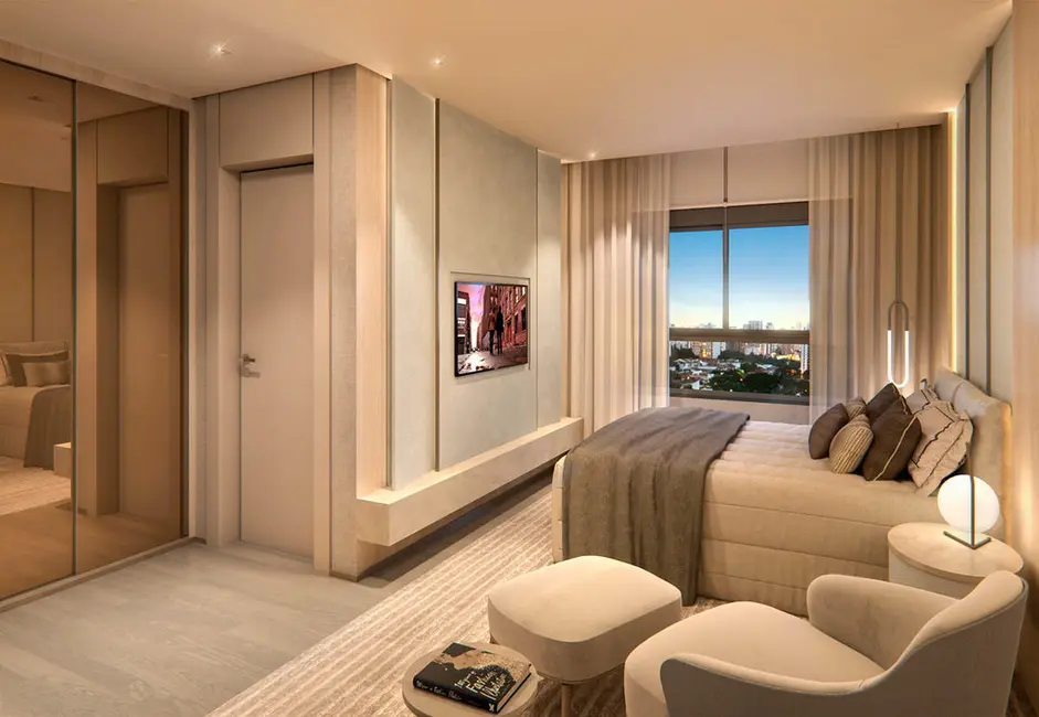 Apartamento com 4 quartos à venda, 196m2 em Campo Belo, São Paulo - SP - imagem 8 Foto 8 de Apartamento com 4 quartos à venda, 196m2 em Campo Belo, São Paulo - SP