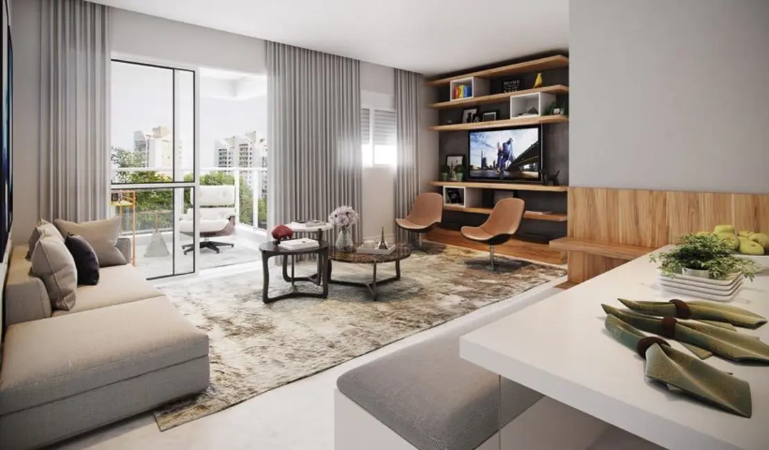 Apartamento com 2 quartos à venda, 61m2 em Chácara Santo Antônio (Zona Sul), São Paulo - SP - imagem 4 Foto 4 de Apartamento com 2 quartos à venda, 61m2 em Chácara Santo Antônio (Zona Sul), São Paulo - SP