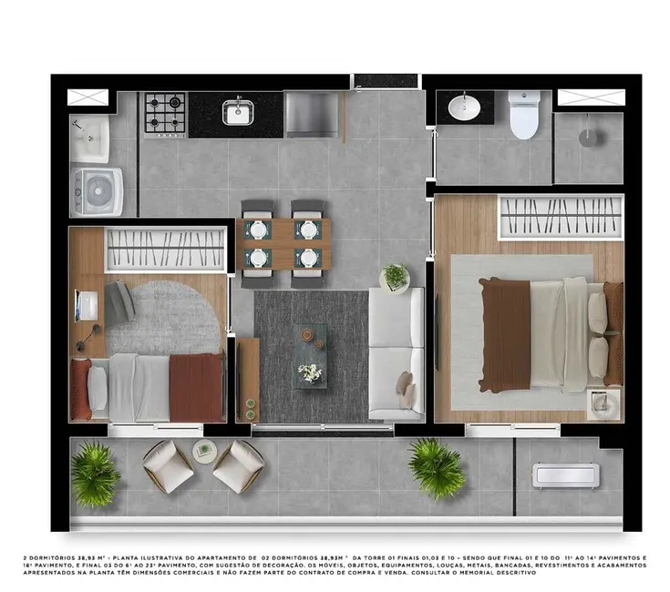 Foto 9 de Apartamento com 2 quartos à venda, 42m2 em Higienópolis, São Paulo - SP