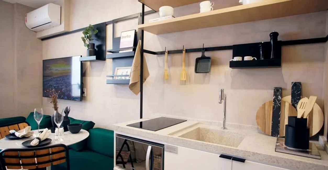 Apartamento com 1 quarto à venda, 31m2 em Pinheiros, São Paulo - SP - imagem 5 Foto 5 de Apartamento com 1 quarto à venda, 31m2 em Pinheiros, São Paulo - SP