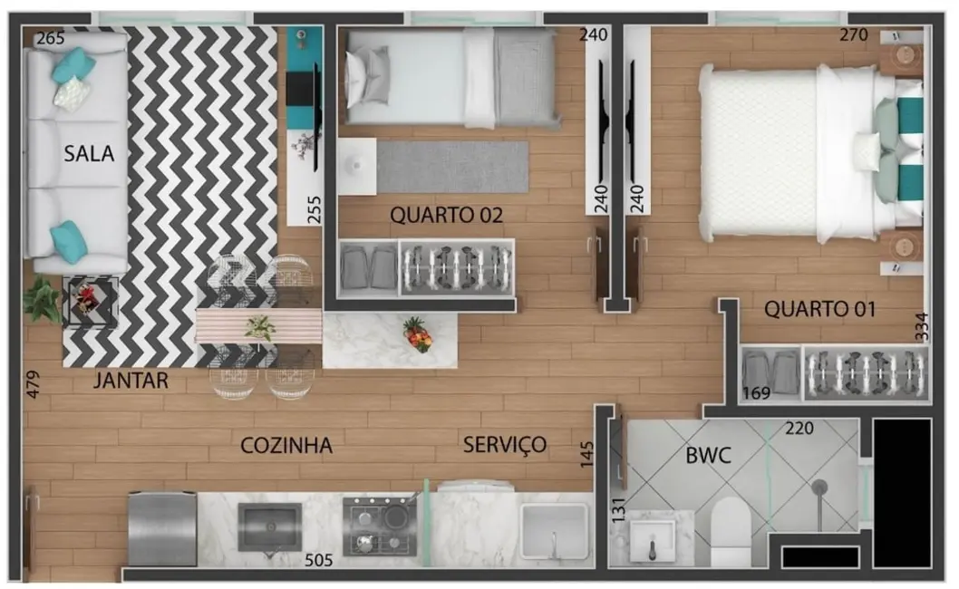 Foto 6 de Apartamento com 2 quartos à venda, 40m2 em São Paulo - SP