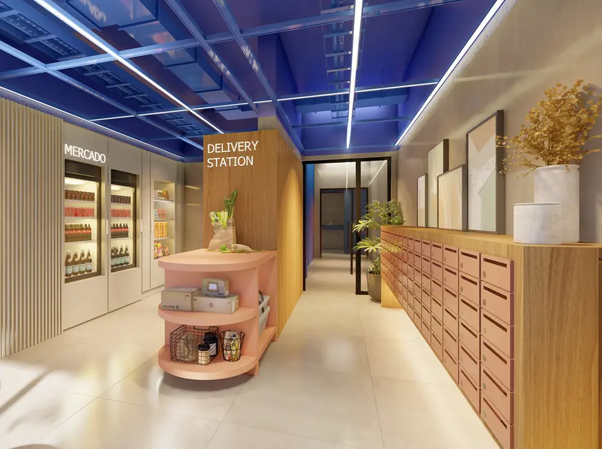 Apartamento com 1 quarto à venda, 24m2 em Vila Madalena, São Paulo - SP - imagem 4 Foto 4 de Apartamento com 1 quarto à venda, 24m2 em Vila Madalena, São Paulo - SP