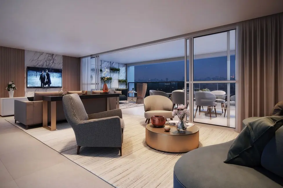 Apartamento com 4 quartos à venda, 163m2 em Moema, São Paulo - SP - imagem 5 Foto 5 de Apartamento com 4 quartos à venda, 163m2 em Moema, São Paulo - SP