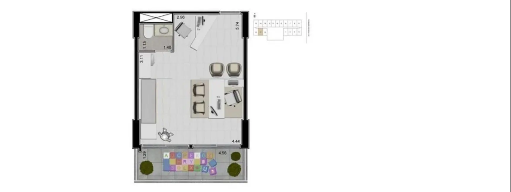 Foto 9 de Sala Comercial à venda, 37m2 em Baeta Neves, Sao Bernardo Do Campo - SP