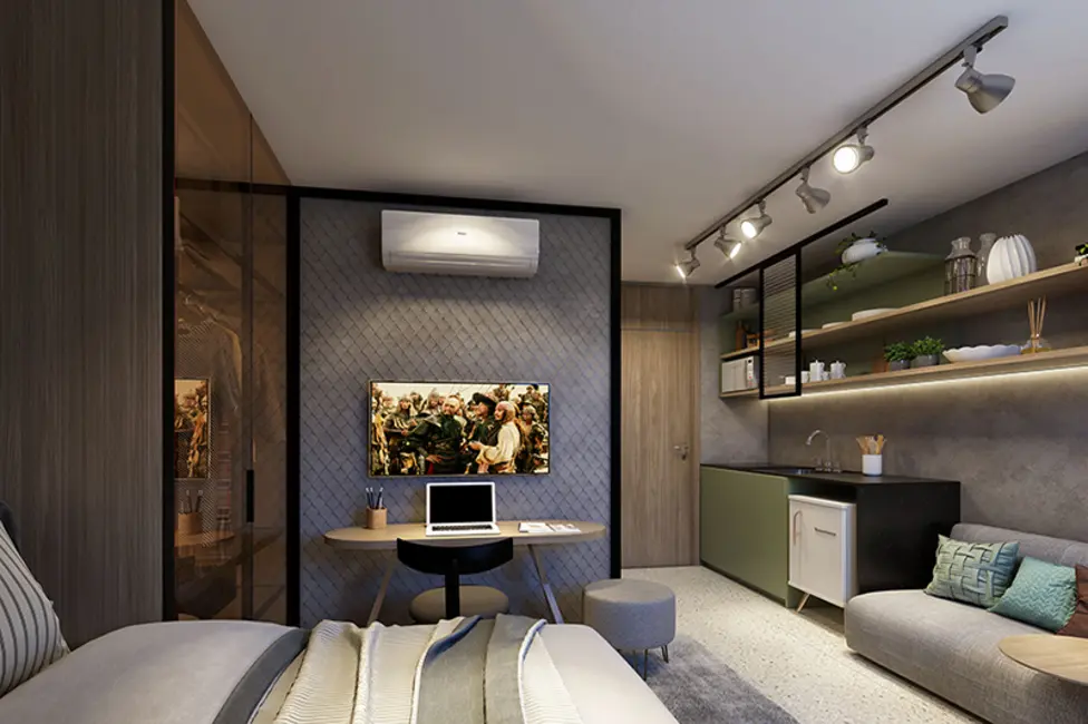 Apartamento com 1 quarto à venda, 17m2 em Perdizes, São Paulo - SP - imagem 4 Foto 4 de Apartamento com 1 quarto à venda, 17m2 em Perdizes, São Paulo - SP