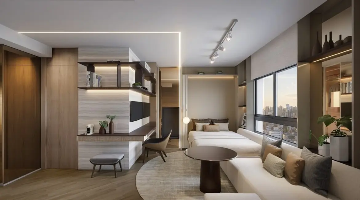 Apartamento com 1 quarto à venda, 21m2 em Perdizes, São Paulo - SP - imagem 3 Foto 3 de Apartamento com 1 quarto à venda, 21m2 em Perdizes, São Paulo - SP