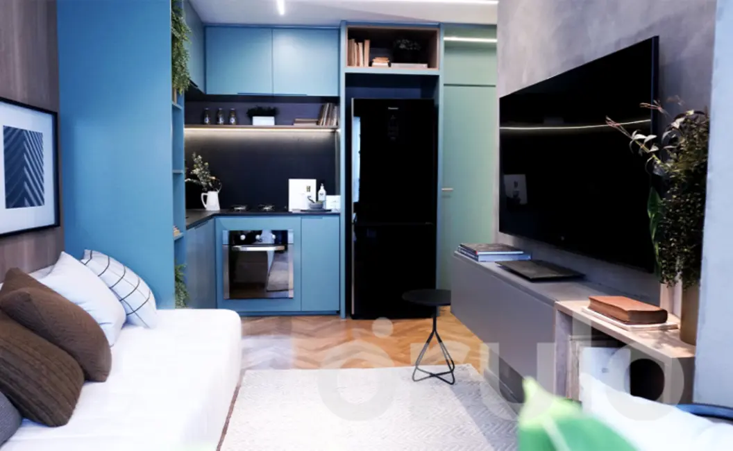 Apartamento com 1 quarto à venda, 27m2 em Moema, São Paulo - SP - imagem 6 Foto 6 de Apartamento com 1 quarto à venda, 27m2 em Moema, São Paulo - SP