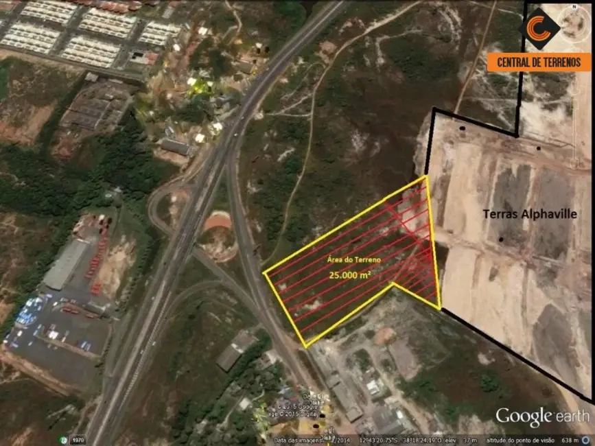 Foto 1 de Terreno / Lote à venda, 25000m2 em Camacari - BA