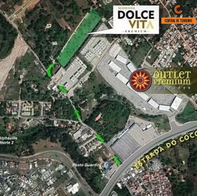 Foto 4 de Terreno / Lote à venda, 300m2 em Camacari - BA