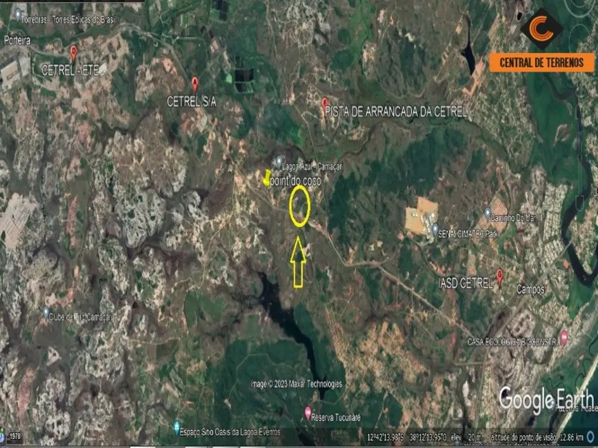 Foto 2 de Terreno / Lote à venda, 25000m2 em Camacari - BA