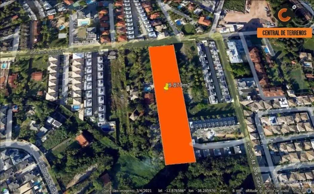 Foto 1 de Terreno / Lote à venda, 8870m2 em Buraquinho, Lauro De Freitas - BA