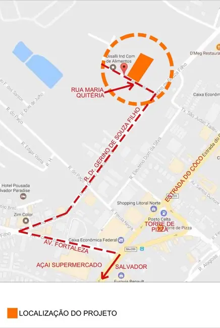 Terreno / Lote à venda, 4000m2 em Lauro De Freitas - BA - imagem 5 Foto 5 de Terreno / Lote à venda, 4000m2 em Lauro De Freitas - BA