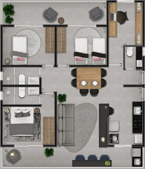 Apartamento com 3 quartos à venda, 116m2 em Ponta da Praia, Santos - SP - imagem 1 Foto 1 de Apartamento com 3 quartos à venda, 116m2 em Ponta da Praia, Santos - SP