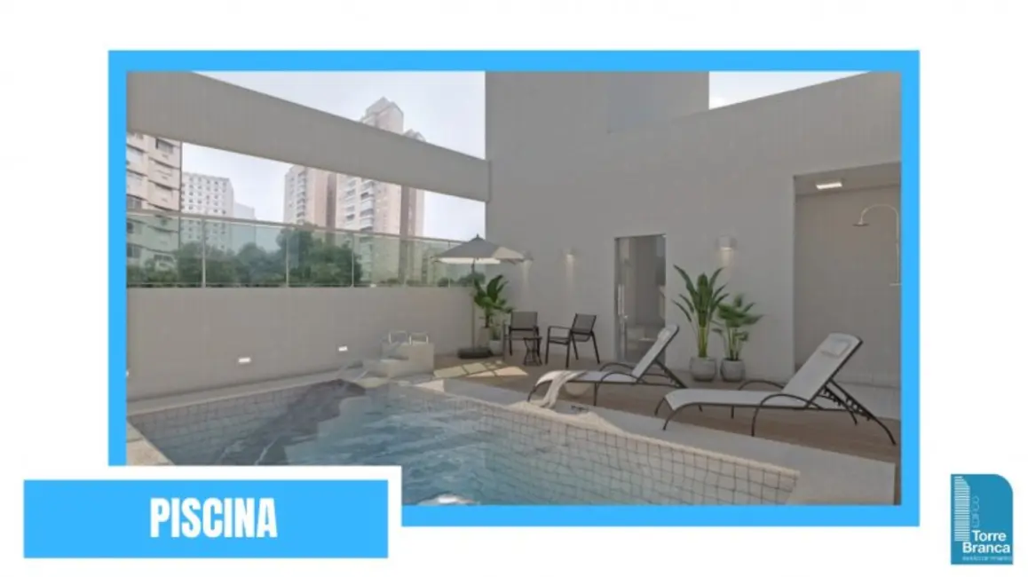 Foto 2 de Apartamento com 1 quarto à venda, 34m2 em José Menino, Santos - SP