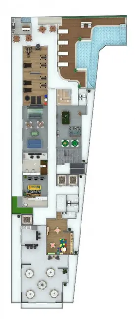 Foto 4 de Apartamento com 1 quarto à venda, 42m2 em Centro, Sao Vicente - SP