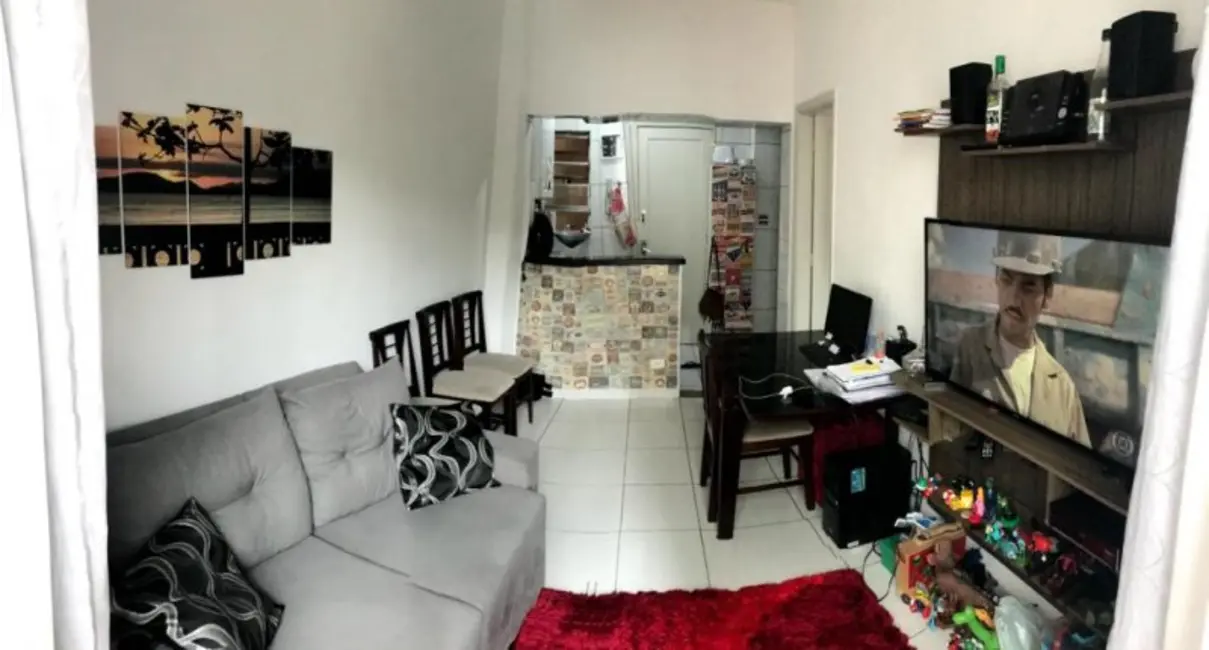 Foto 1 de Apartamento com 1 quarto à venda, 40m2 em Itararé, Sao Vicente - SP