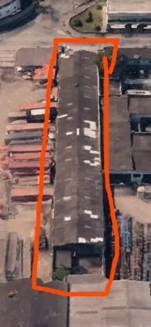 Foto 1 de Armazém / Galpão para alugar, 1300m2 em Chico de Paula, Santos - SP