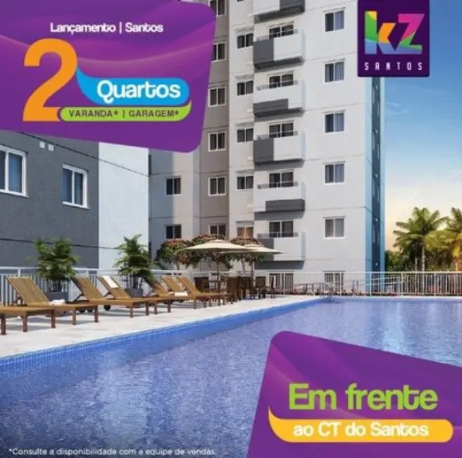 Foto 1 de Apartamento com 2 quartos à venda, 43m2 em Jabaquara, Santos - SP