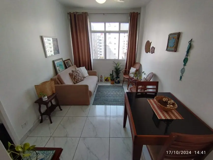 Foto 1 de Apartamento com 1 quarto à venda, 48m2 em Embaré, Santos - SP