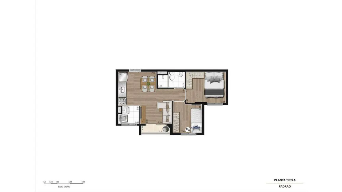 Foto 5 de Apartamento com 2 quartos à venda, 37m2 em Barra Funda, São Paulo - SP