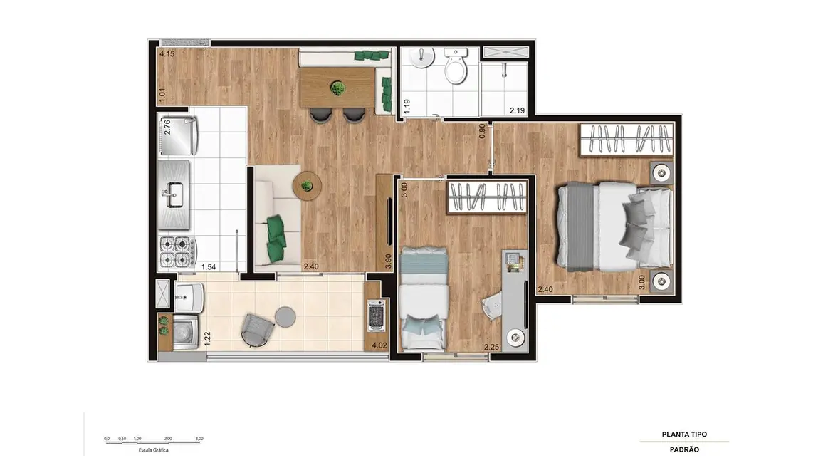 Apartamento com 2 quartos à venda, 45m2 em Vila Moraes, São Paulo - SP - imagem 6 Foto 6 de Apartamento com 2 quartos à venda, 45m2 em Vila Moraes, São Paulo - SP