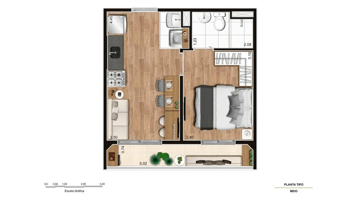 Apartamento com 2 quartos à venda, 45m2 em Vila Moraes, São Paulo - SP - imagem 9 Foto 9 de Apartamento com 2 quartos à venda, 45m2 em Vila Moraes, São Paulo - SP