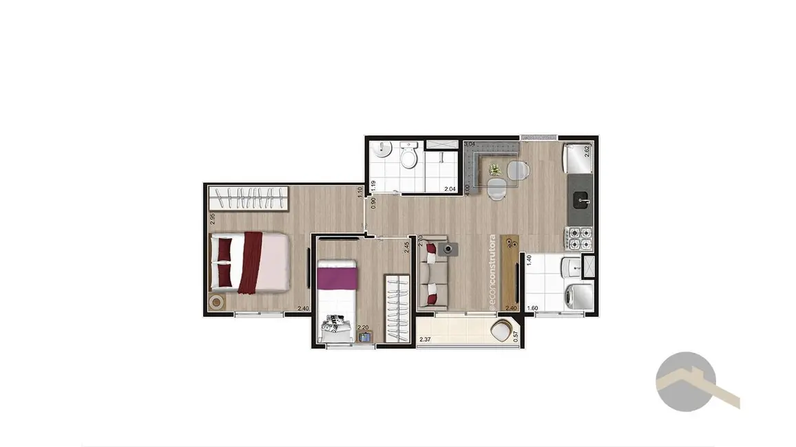 Foto 6 de Apartamento com 2 quartos à venda, 38m2 em Vila Jaraguá, São Paulo - SP