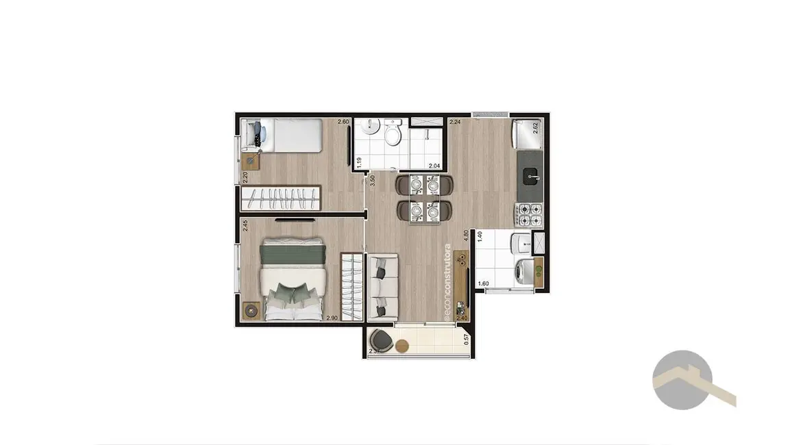 Foto 5 de Apartamento com 2 quartos à venda, 38m2 em Vila Jaraguá, São Paulo - SP