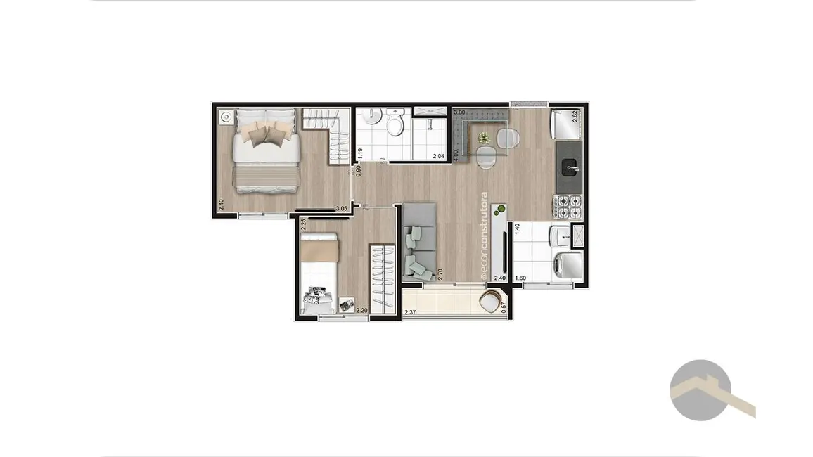 Foto 7 de Apartamento com 2 quartos à venda, 38m2 em Vila Jaraguá, São Paulo - SP