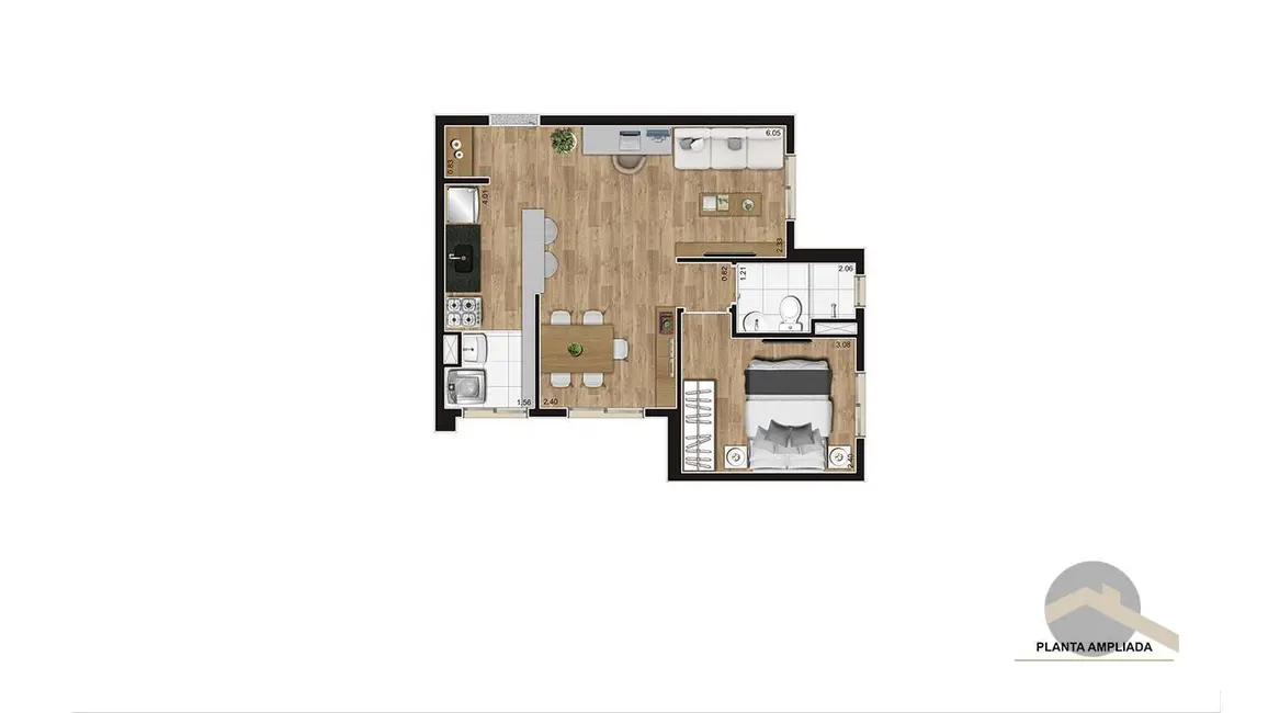 Foto 9 de Apartamento com 2 quartos à venda, 41m2 em Jardim Arize, São Paulo - SP