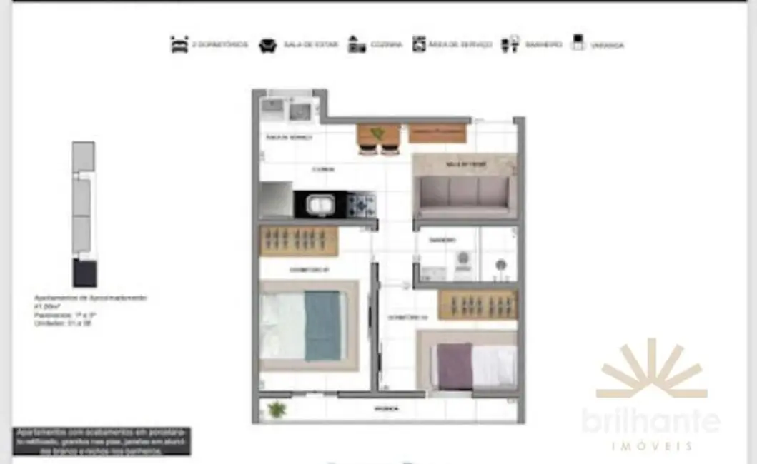 Apartamento com 2 quartos à venda, 40m2 em Vila Formosa, São Paulo - SP - imagem 4 Foto 4 de Apartamento com 2 quartos à venda, 40m2 em Vila Formosa, São Paulo - SP