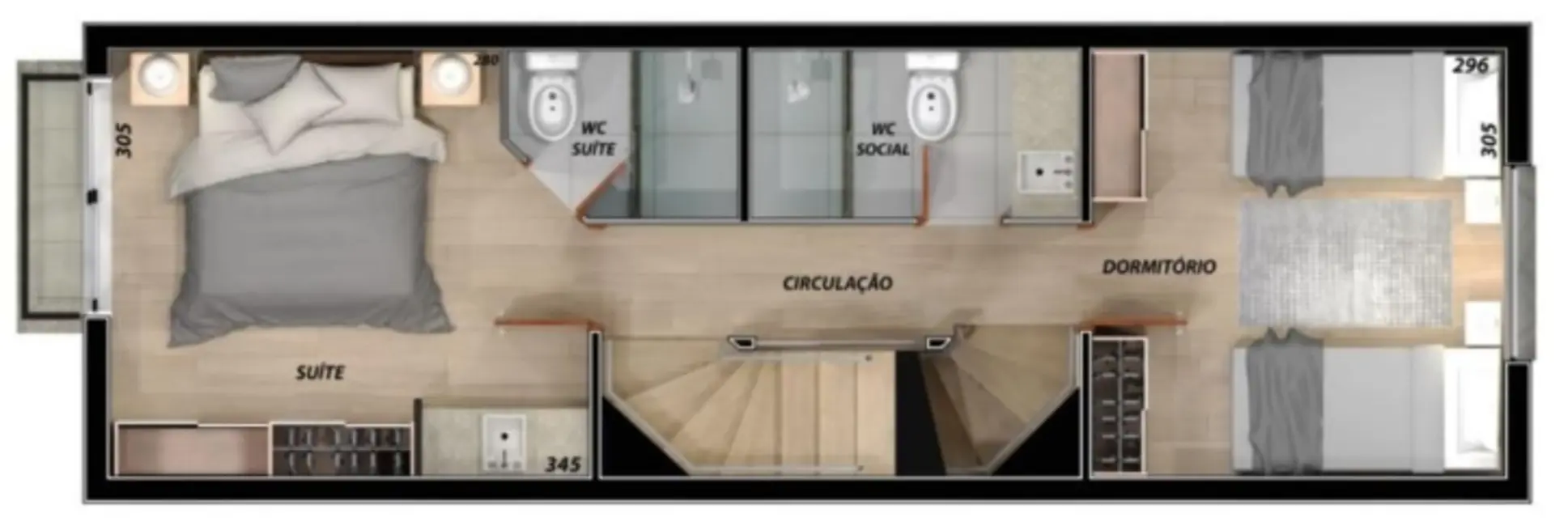 Casa com 3 quartos à venda, 119m2 em Canela - RS - imagem 5 Foto 5 de Casa com 3 quartos à venda, 119m2 em Canela - RS