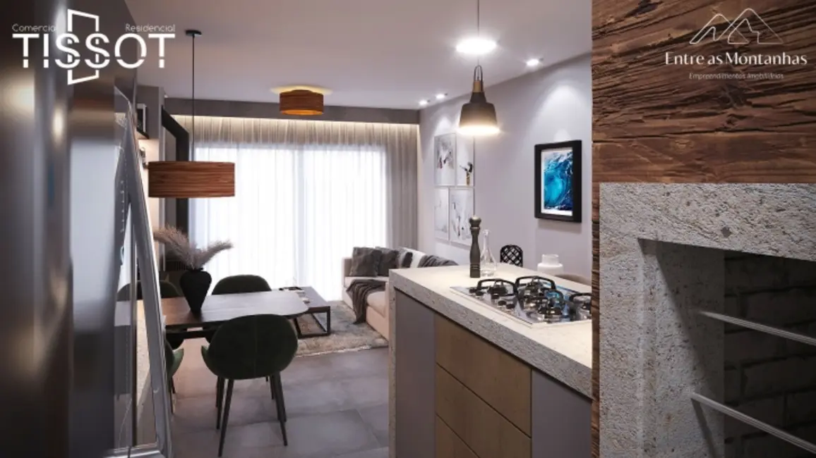 Apartamento com 1 quarto à venda, 52m2 em Várzea Grande, Gramado - RS - imagem 3 Foto 3 de Apartamento com 1 quarto à venda, 52m2 em Várzea Grande, Gramado - RS