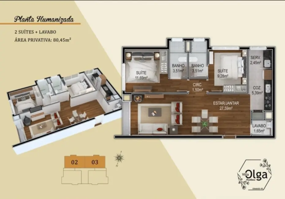 Foto 9 de Apartamento com 2 quartos à venda, 82m2 em Centro, Gramado - RS