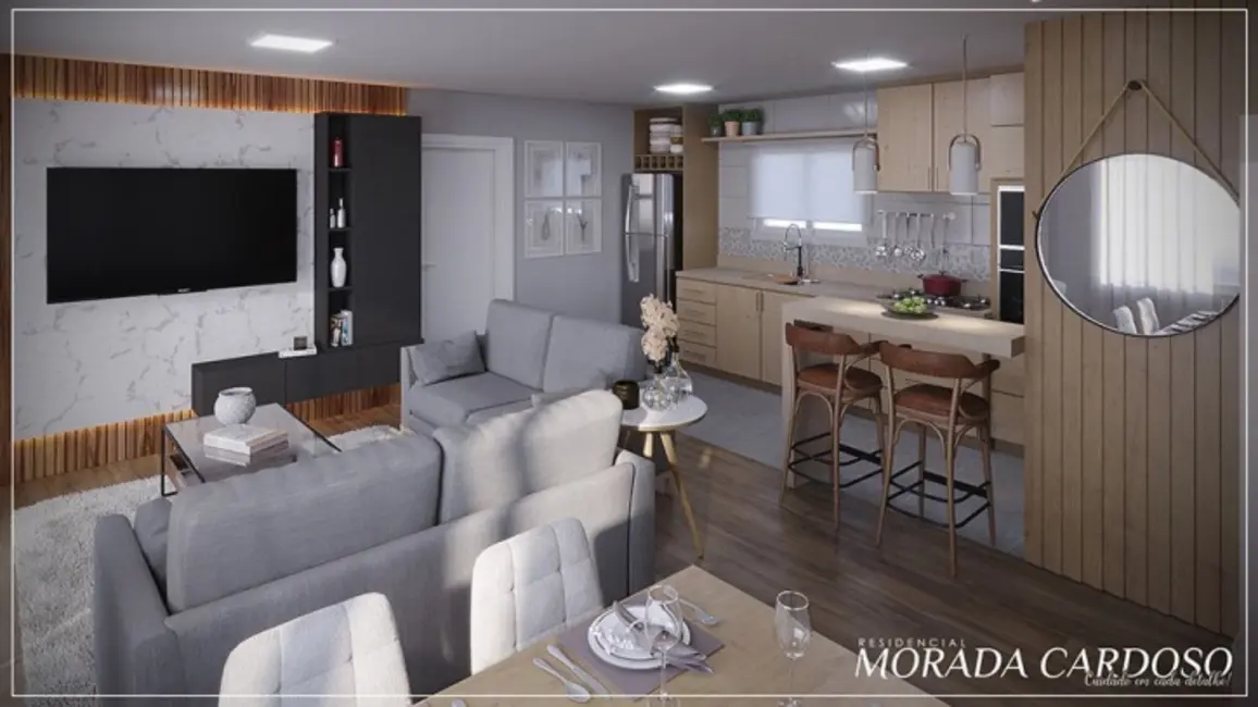 Apartamento com 1 quarto à venda, 56m2 em Gramado - RS - imagem 3 Foto 3 de Apartamento com 1 quarto à venda, 56m2 em Gramado - RS