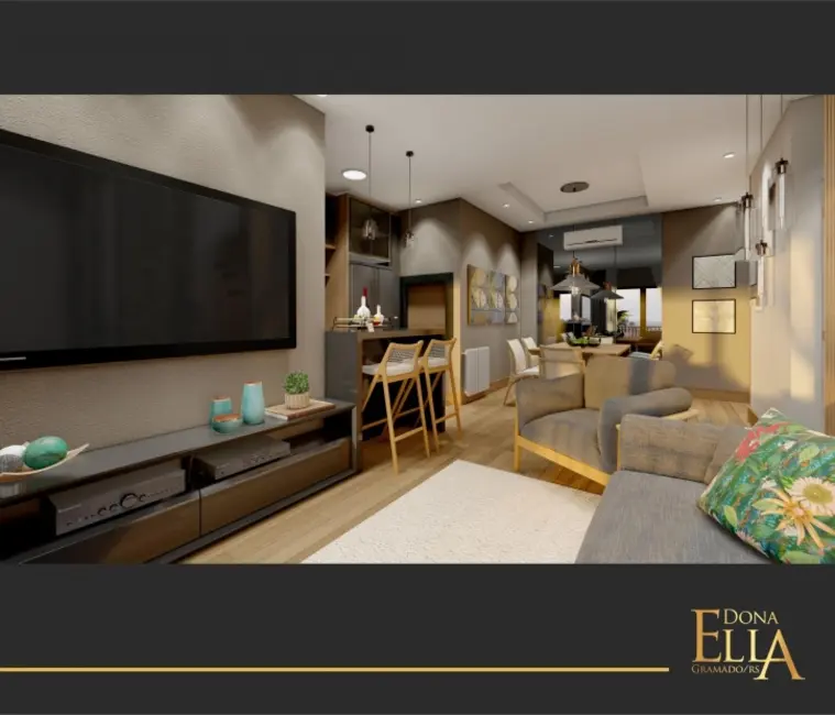 Apartamento com 2 quartos à venda, 71m2 em Gramado - RS - imagem 2 Foto 2 de Apartamento com 2 quartos à venda, 71m2 em Gramado - RS